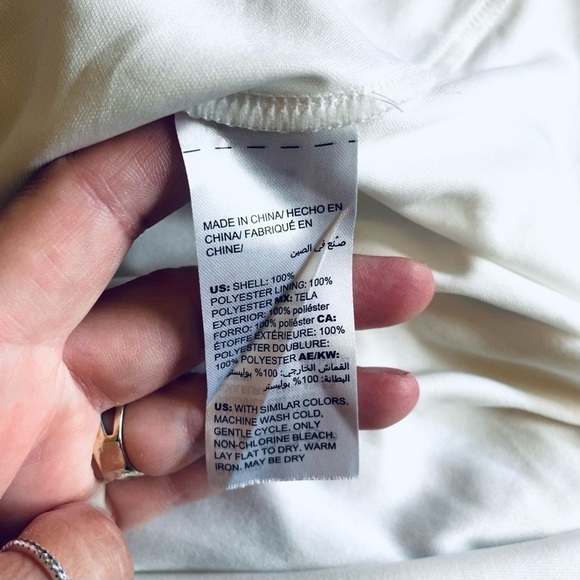 WHITE HOUSE BLACK MARKET Blouson Dress – Pink Python Print – Size 10 - Picture 8 of 10